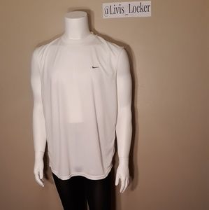 Nike White Sleeveless Top
